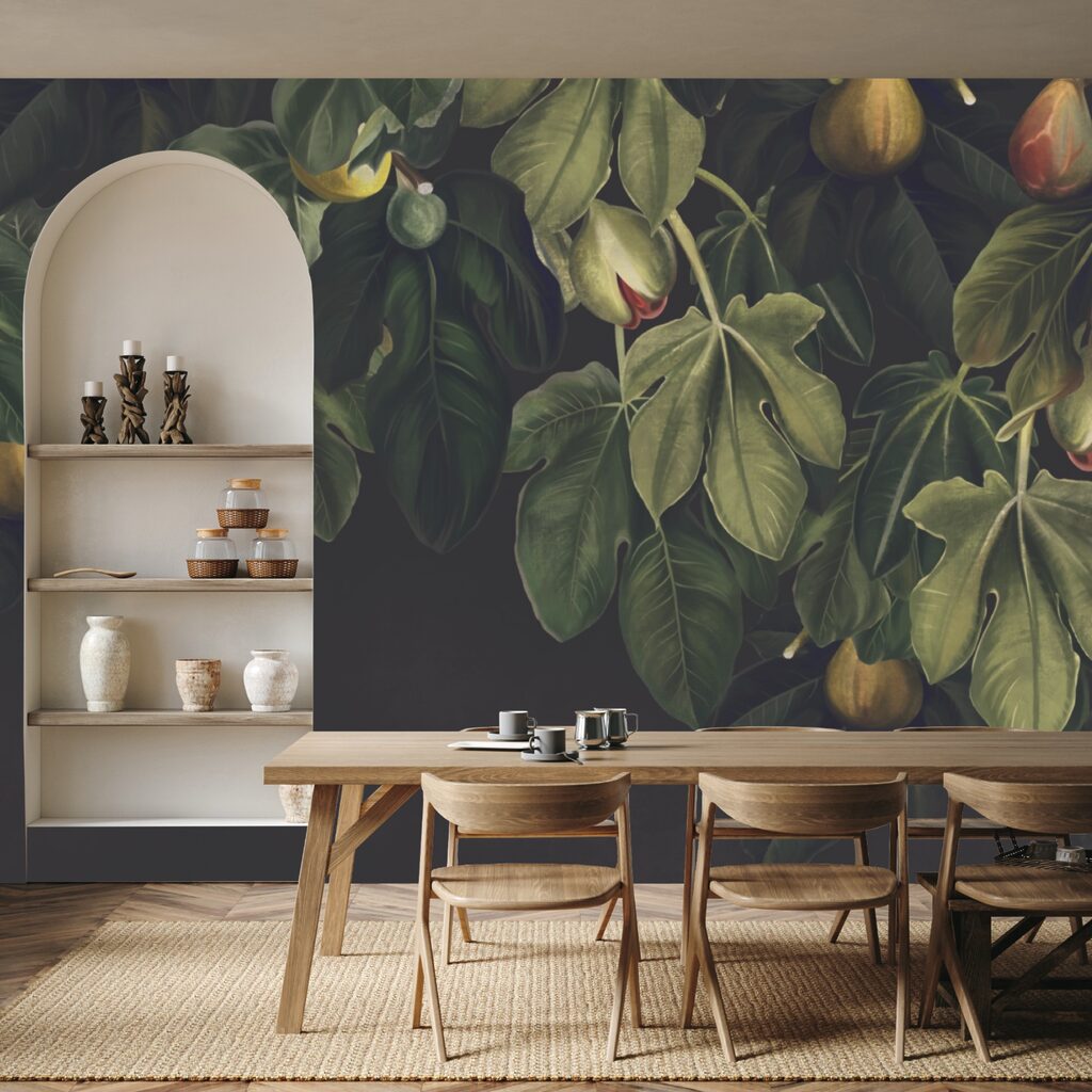 Dús lombozat élénk gyümölcsökkel Dús lombozat élénk gyümölcsökkel