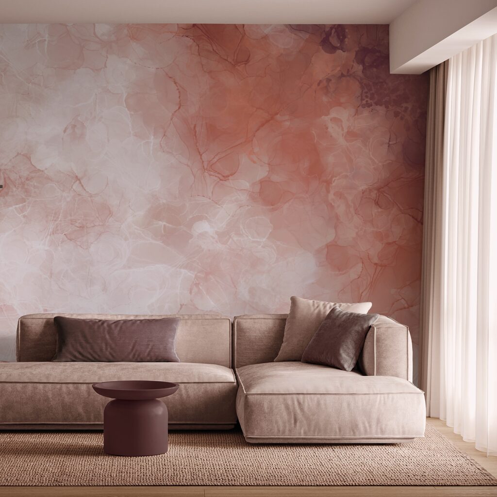 Lágy árnyalatok keverednek szelíd hullámokban