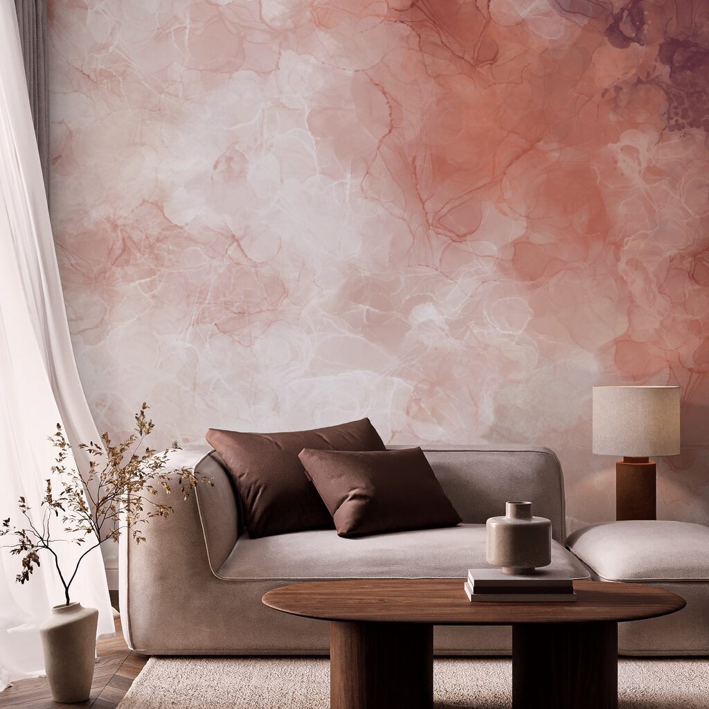 Lágy árnyalatok keverednek szelíd hullámokban