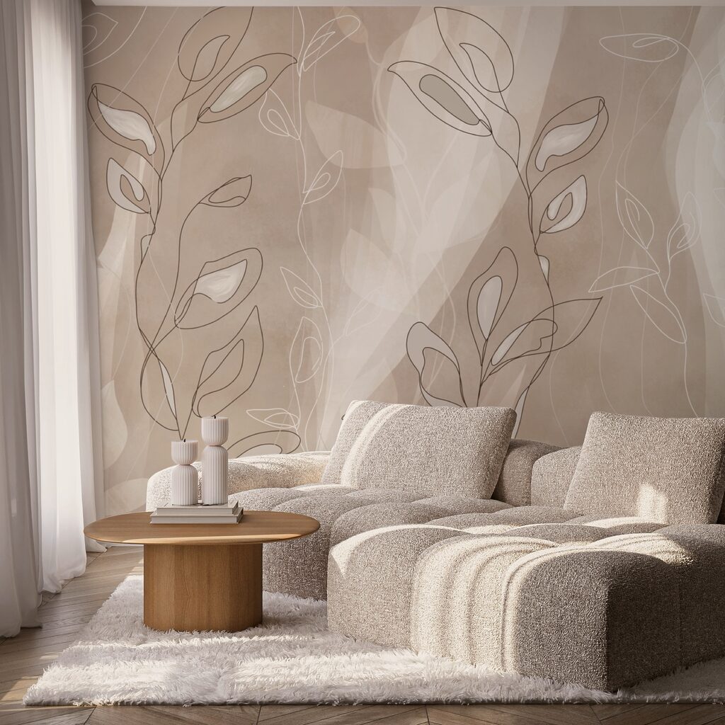 Lágy vonalak szelíd háttéren