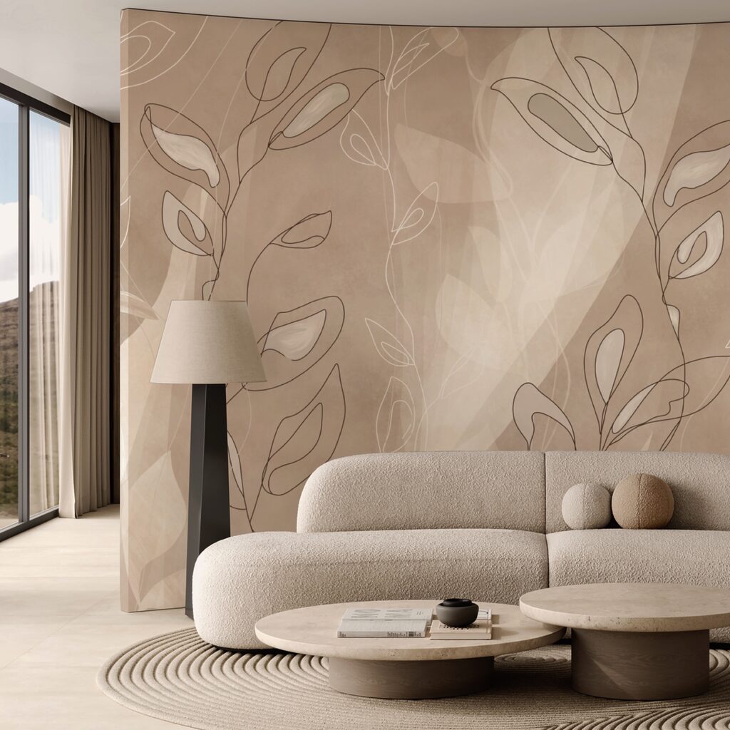 Lágy vonalak szelíd háttéren