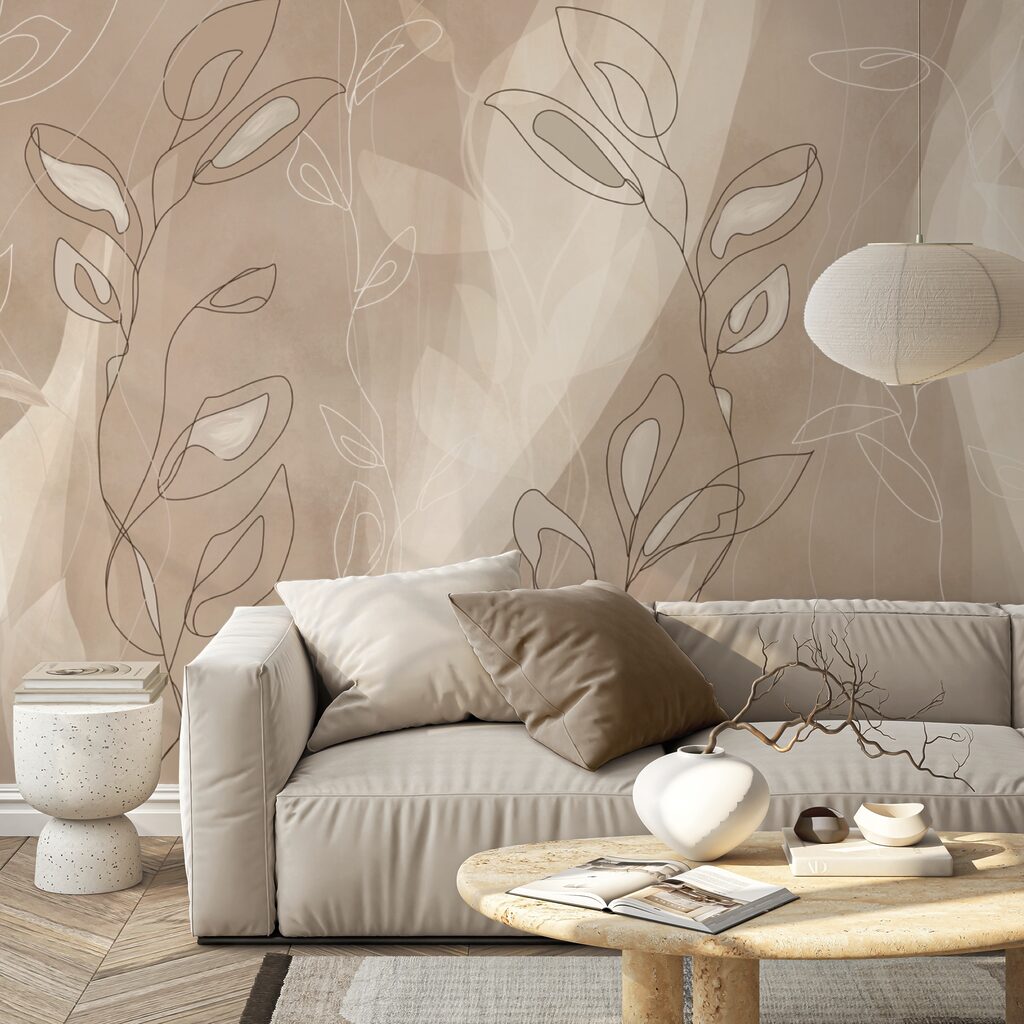 Lágy vonalak szelíd háttéren