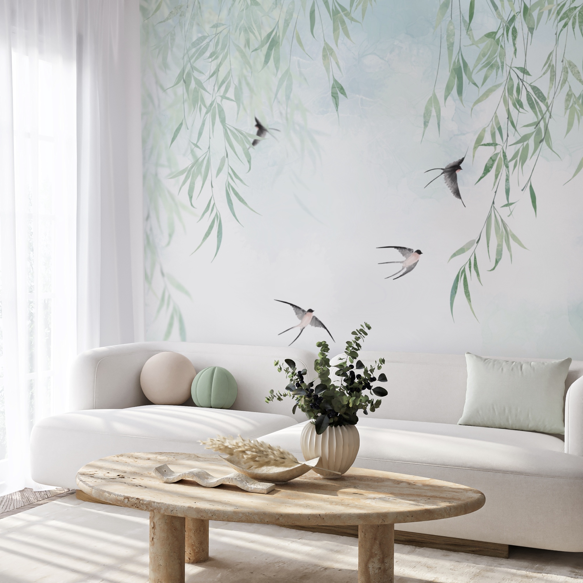 Madarak repülnek az égen