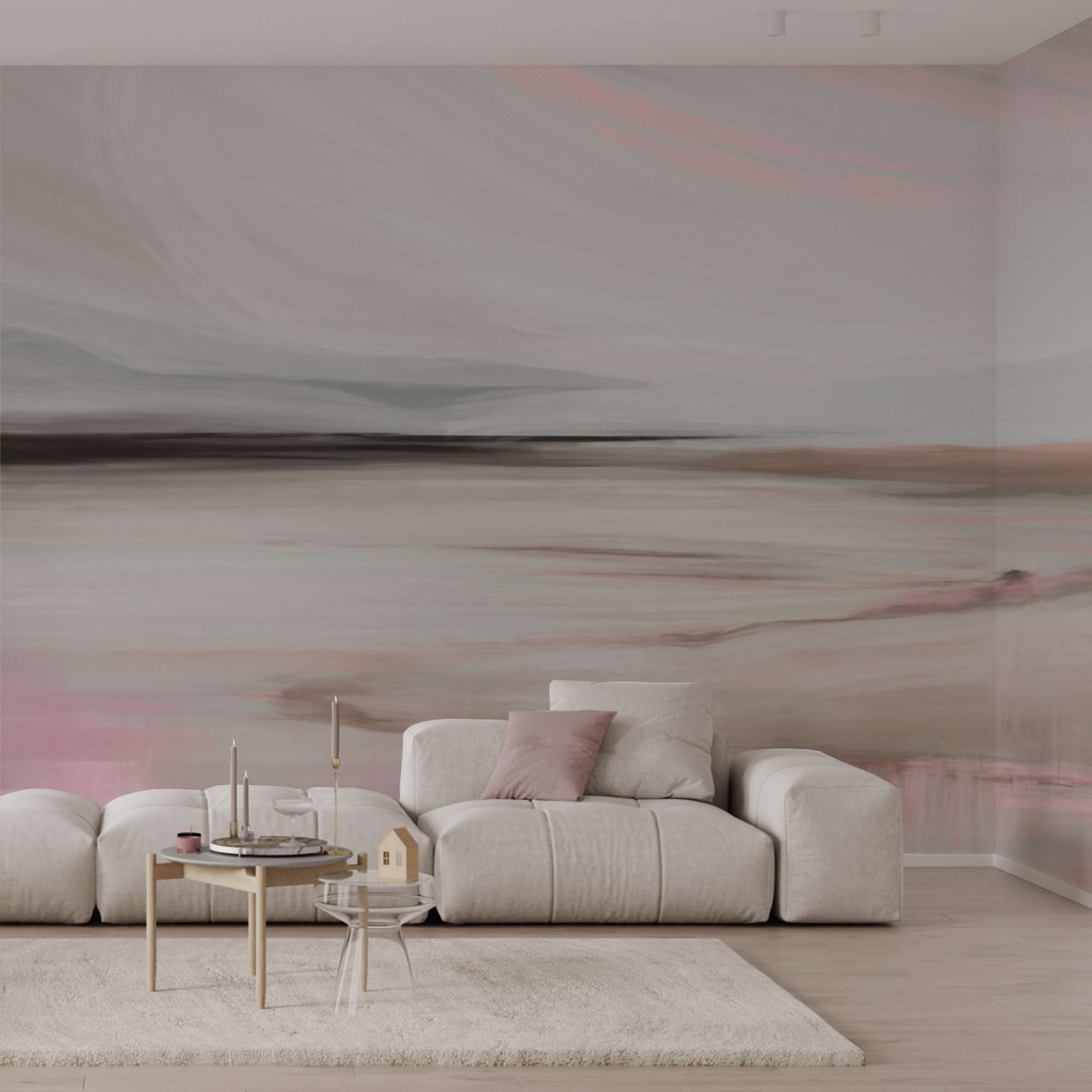 Egy tájkép festménye Egy tájkép festménye