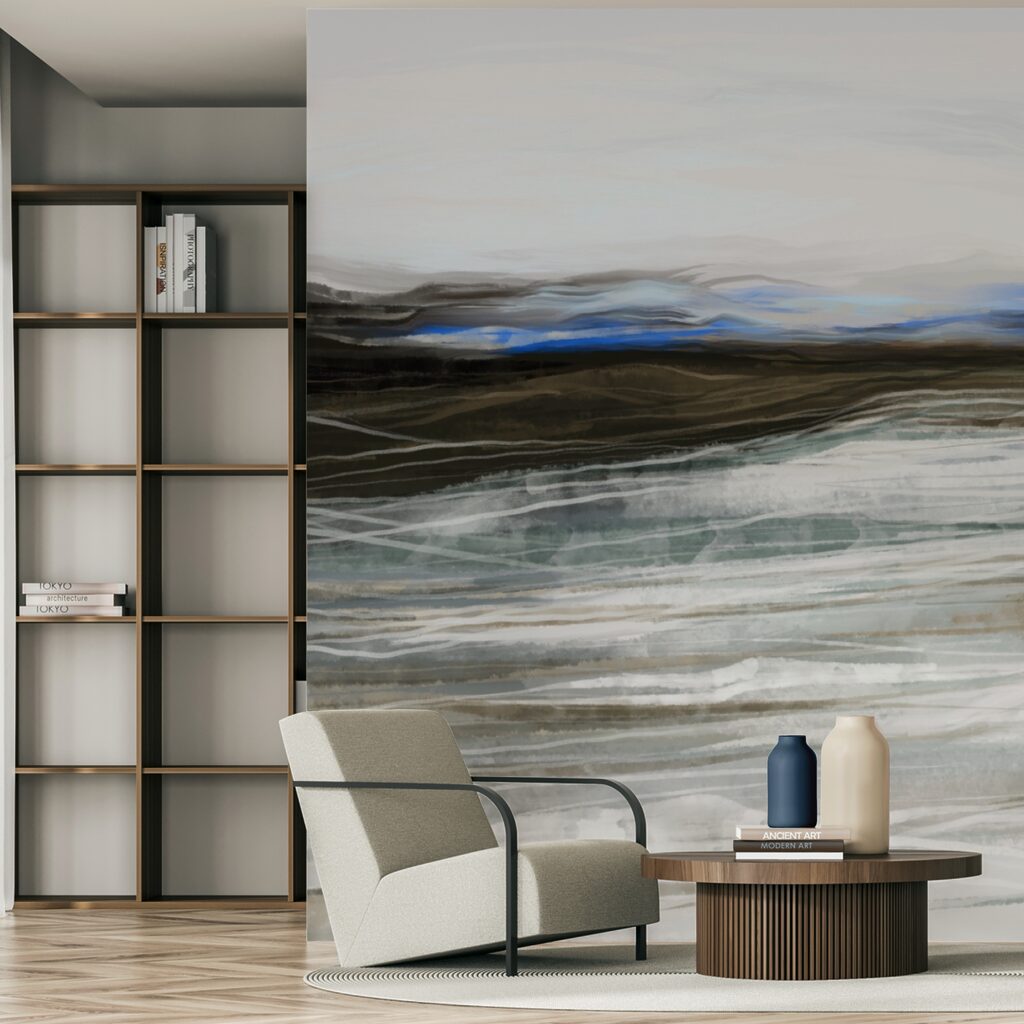 Egy tájkép festménye Egy tájkép festménye