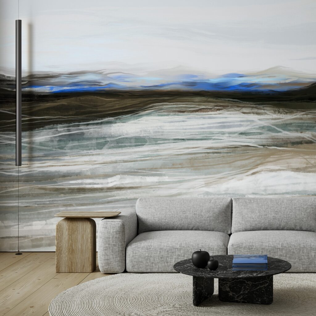 Egy tájkép festménye Egy tájkép festménye