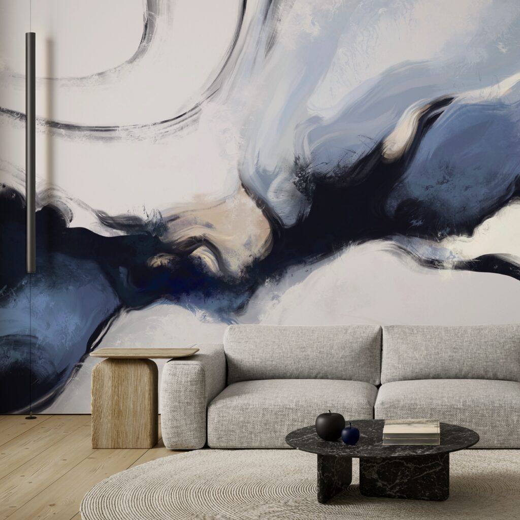 Absztrakt hullámok lágy tónusokban