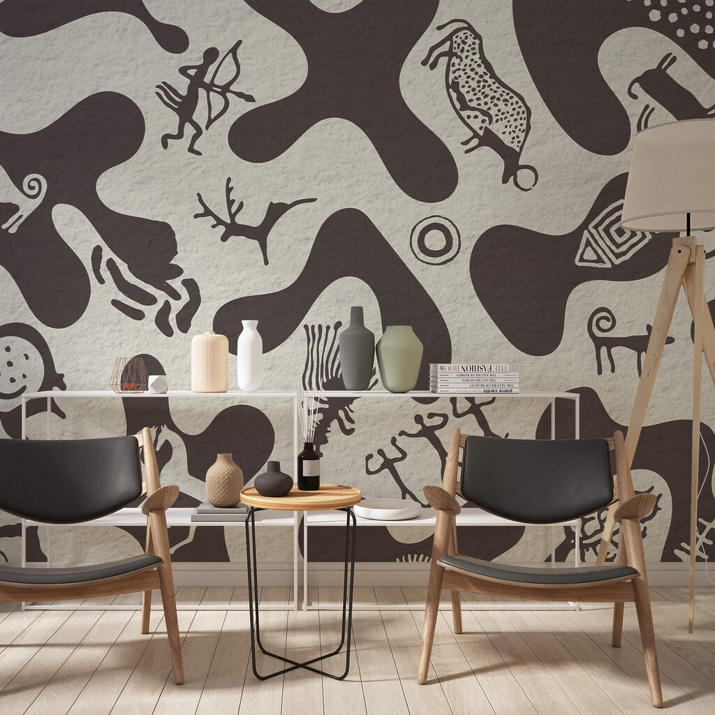 Rajzok mintázata egy felületen