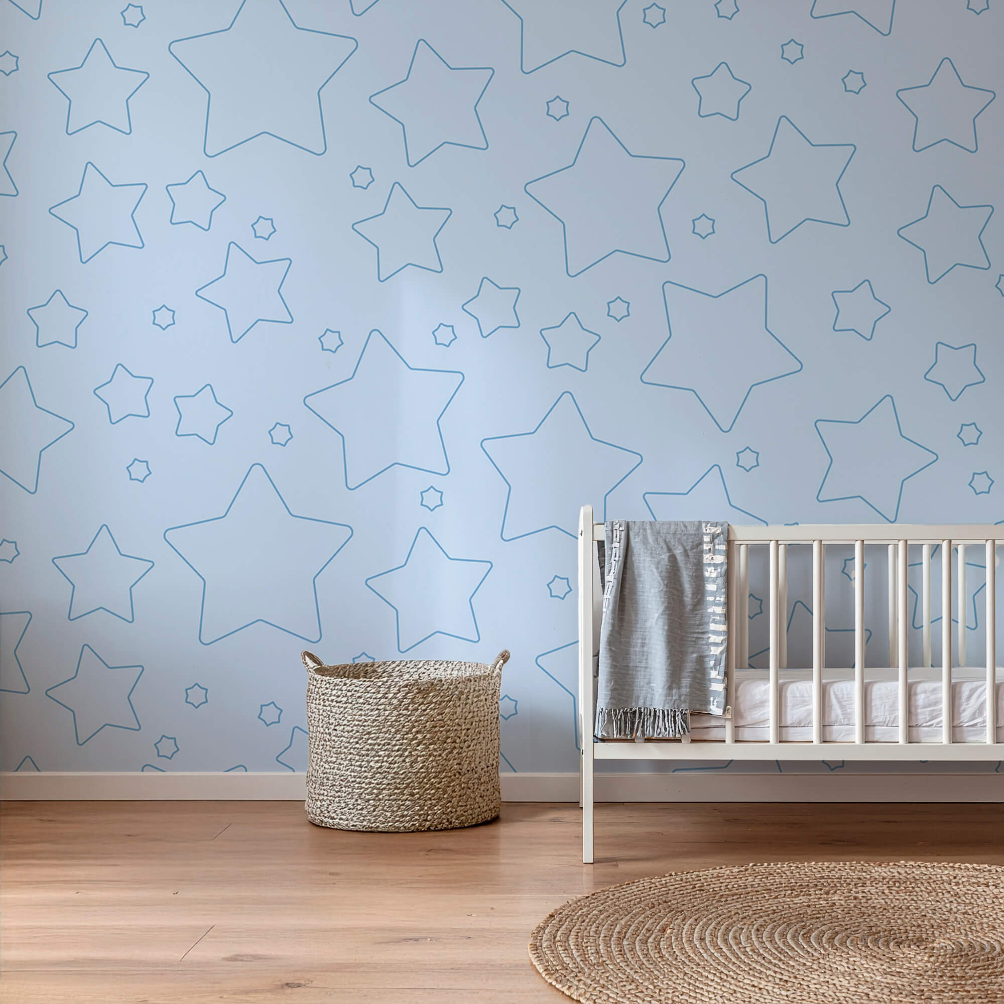 Kék háttér csillagokkal