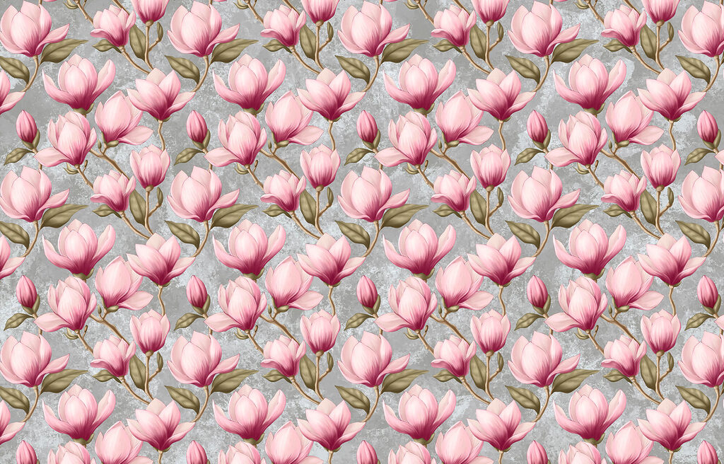 Pattern of pink flowers Pattern of pink flowers