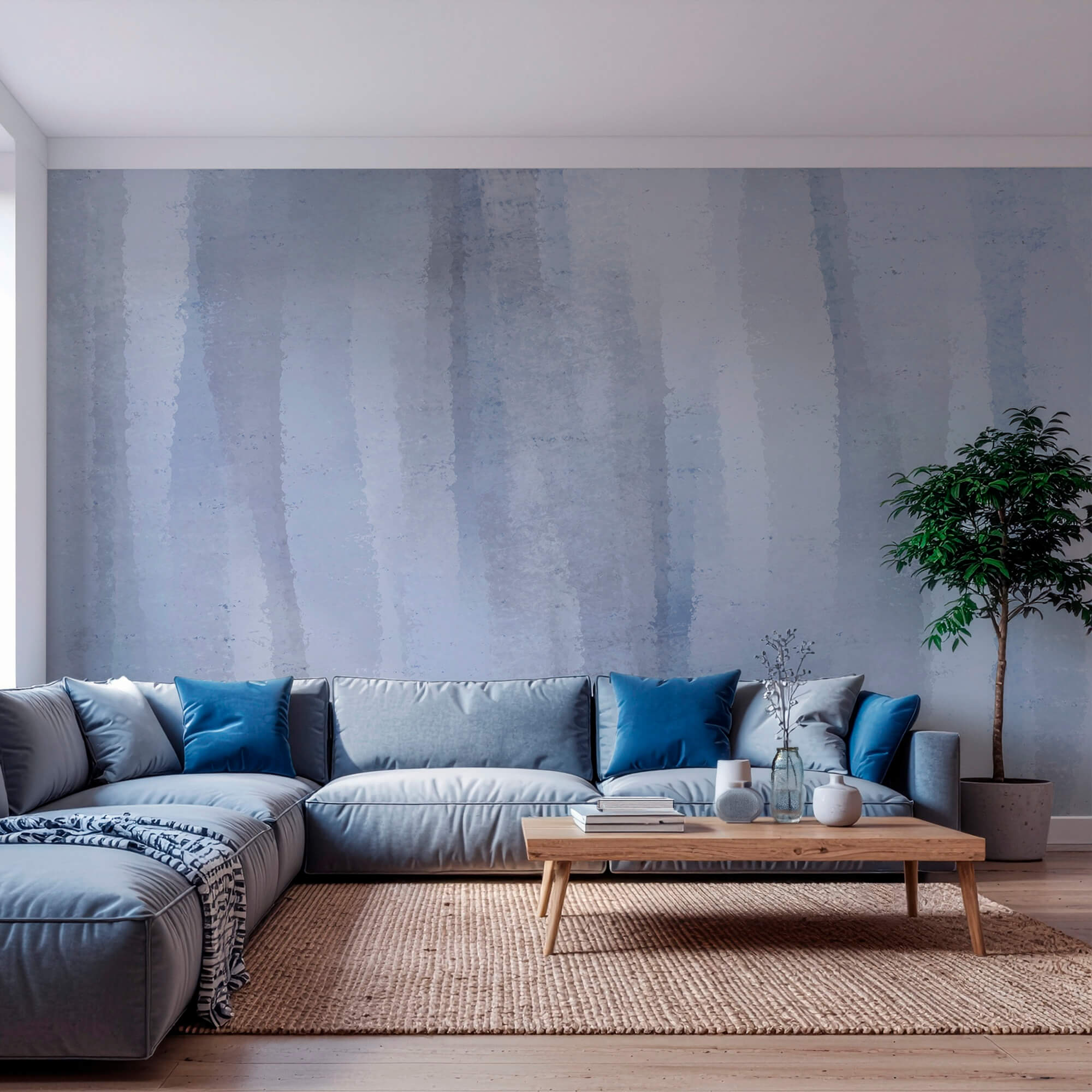 - Lágy kék absztrakt akvarell háttér - Lágy kék absztrakt akvarell háttér