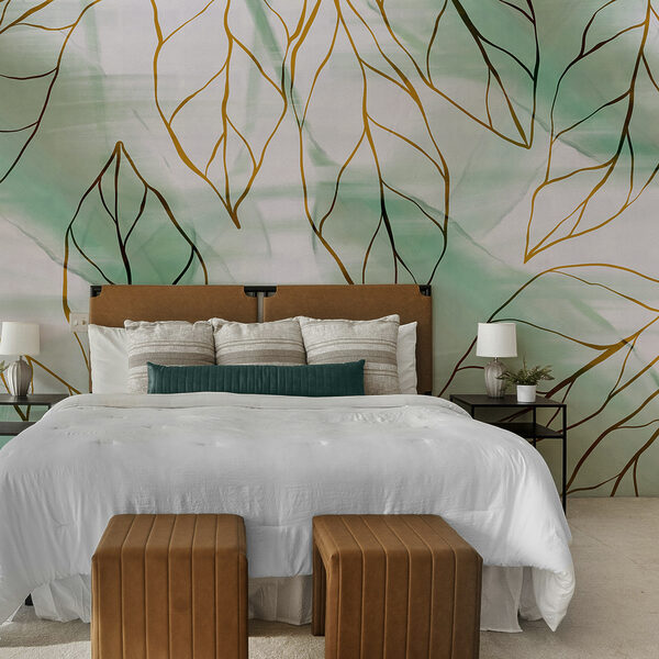 Levelek mintája egy szöveten