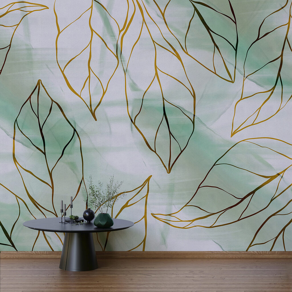 Levelek mintája egy szöveten