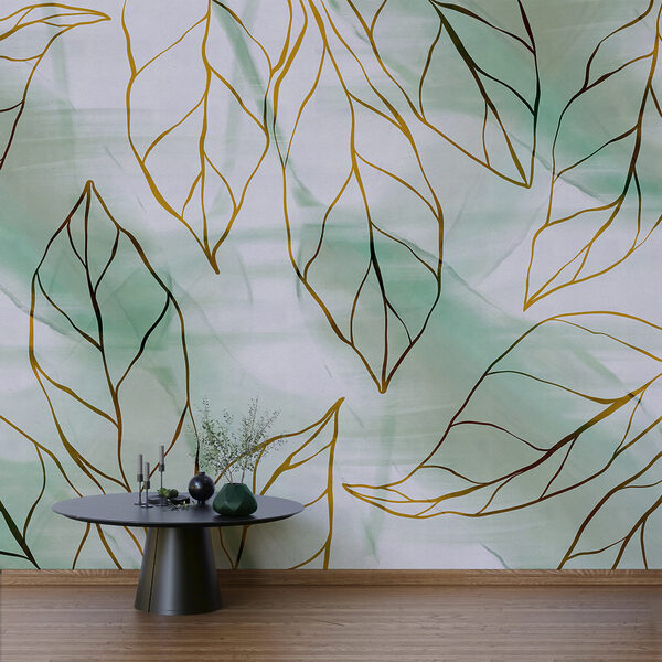 Levelek mintája egy szöveten