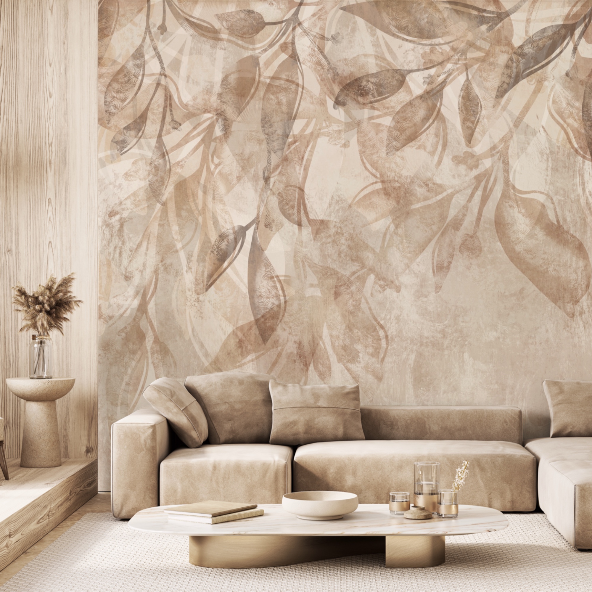 Finom levelek lágy tónusokban