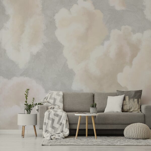 Lágy felhők sodródnak a derűs égbolton