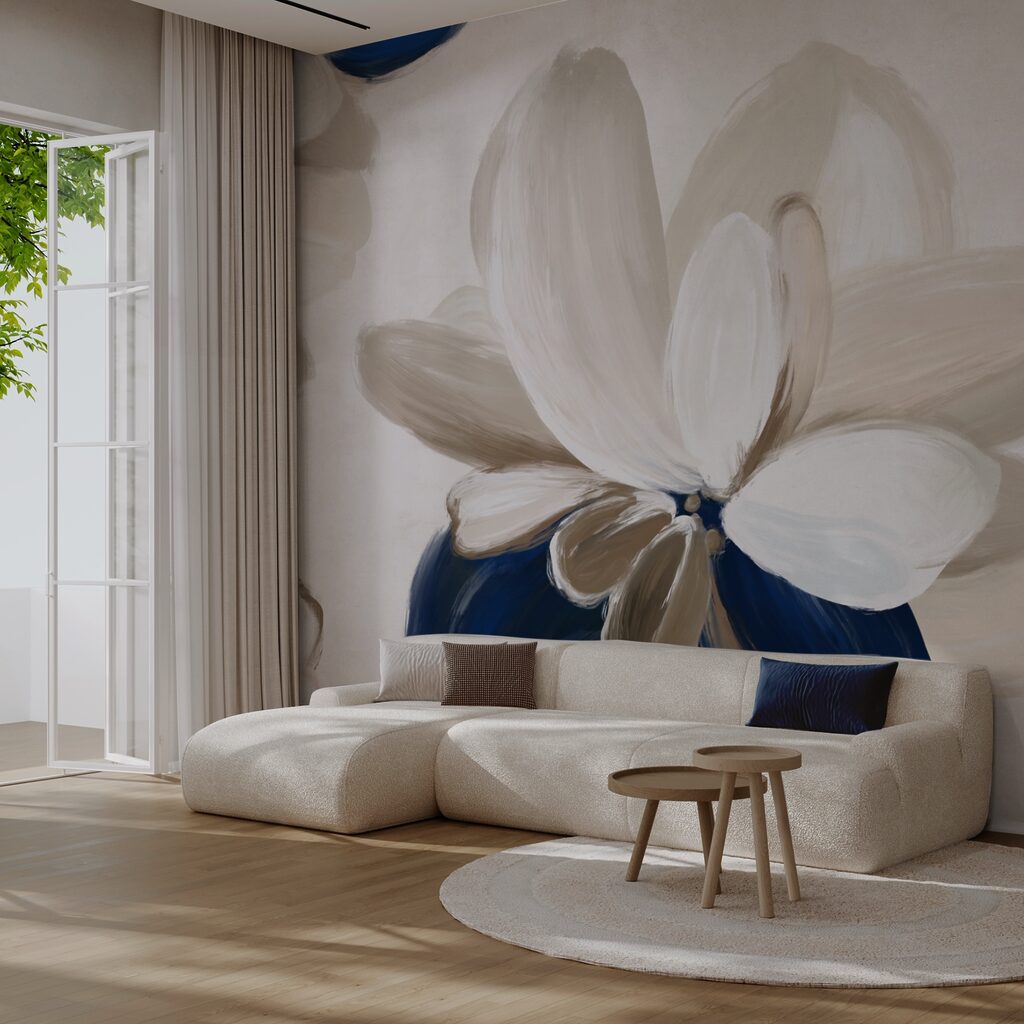 Lágy szirmok földes tónusokban