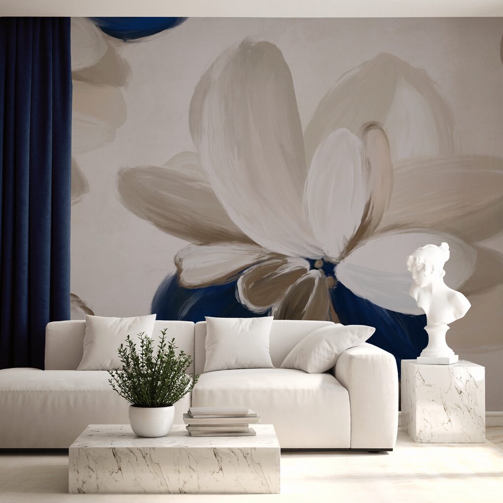 Lágy szirmok földes tónusokban