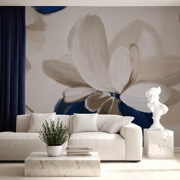 Lágy szirmok földes tónusokban