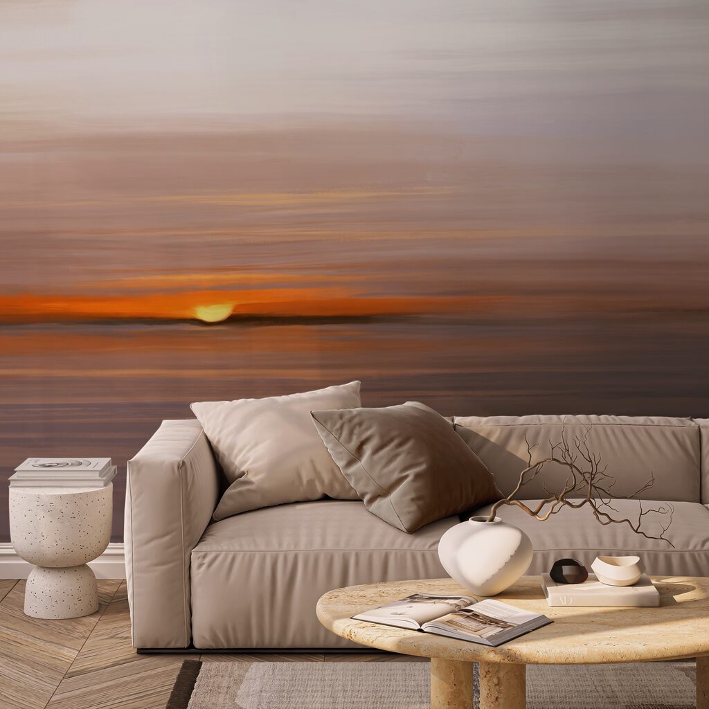 Naplemente a víz felett