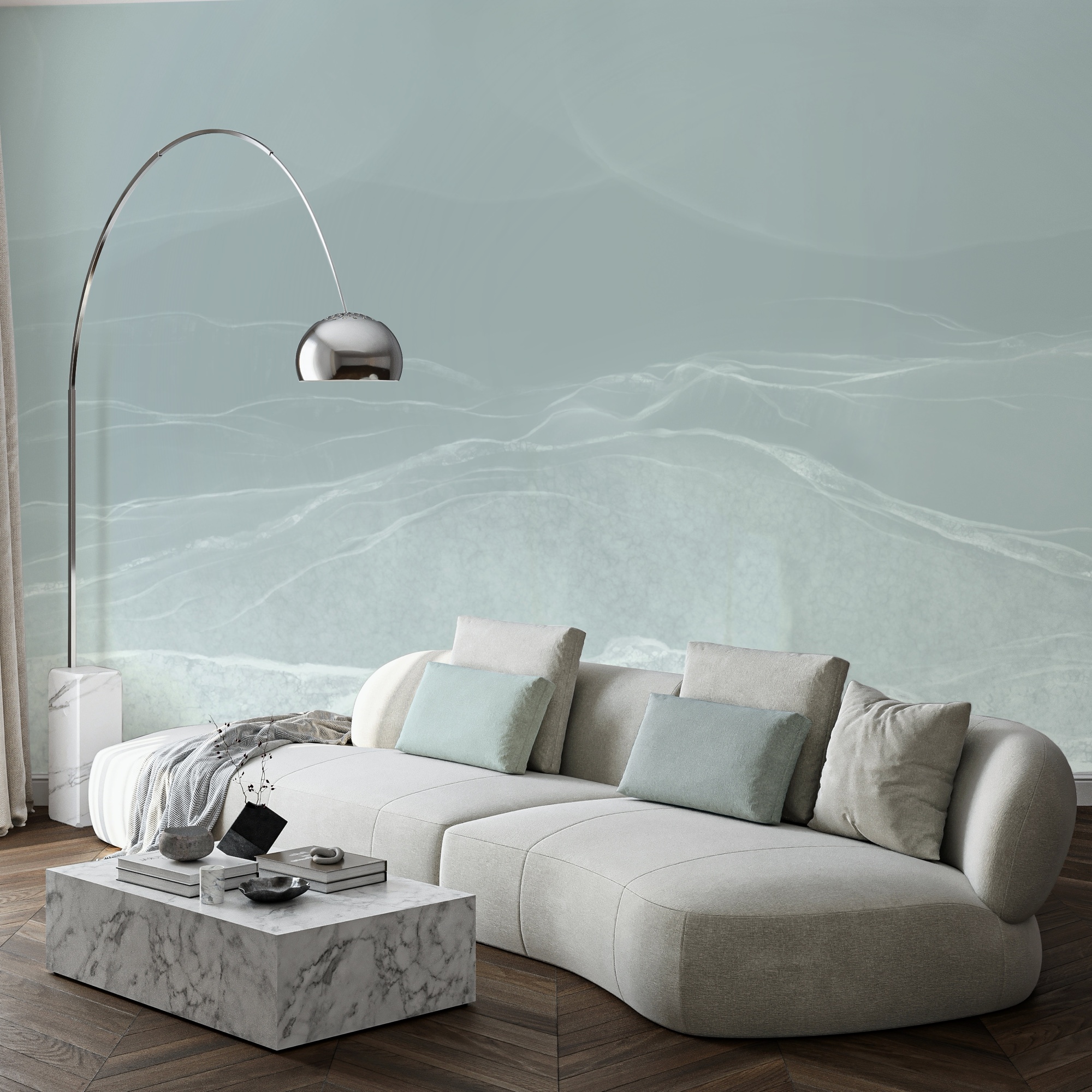 Fehér és szürke táj