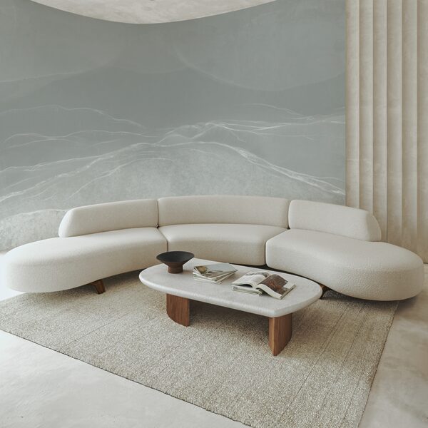 Fehér és szürke táj Fehér és szürke táj