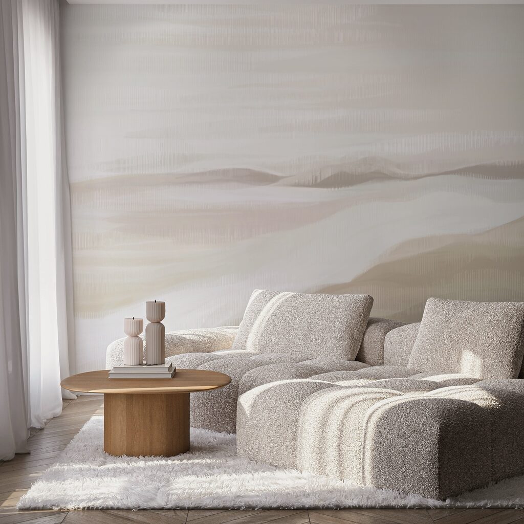 Festmény egy sivatagi tájról