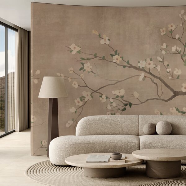 Faág fehér virágokkal Faág fehér virágokkal