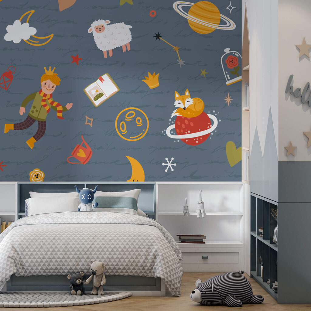 Rajzfilmfigurák mintája