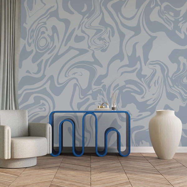 Lágy kék tónusok hullámai kavarognak