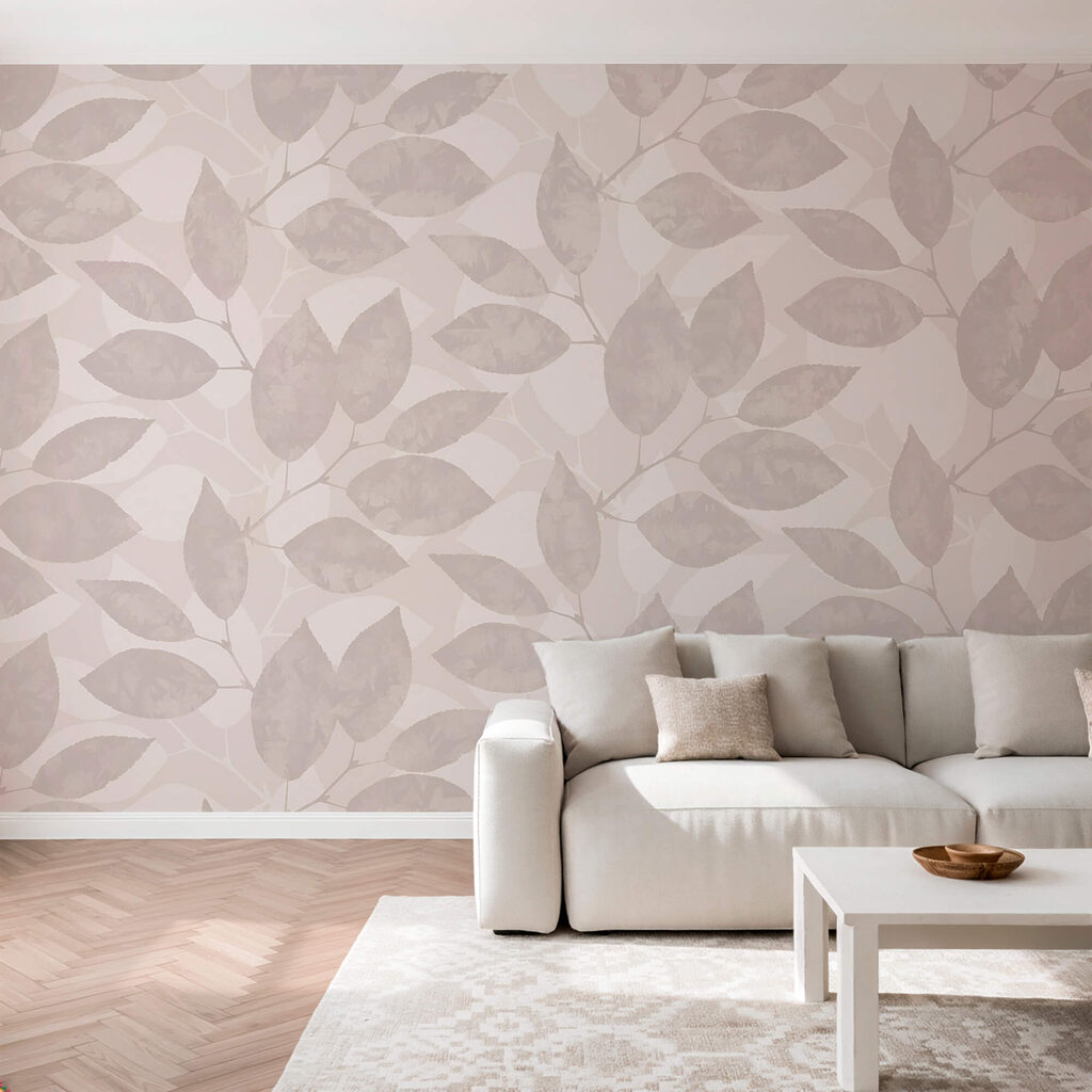 Levélminta fehér háttérrel Levélminta fehér háttérrel