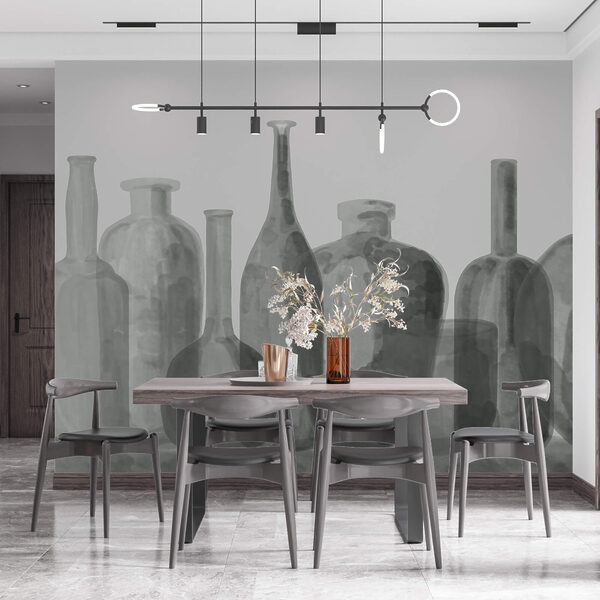 Üvegpalackok csoportja