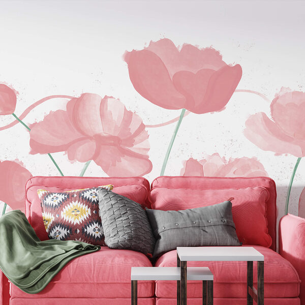 Lágy rózsaszín virágok finom mozgásban Lágy rózsaszín virágok finom mozgásban