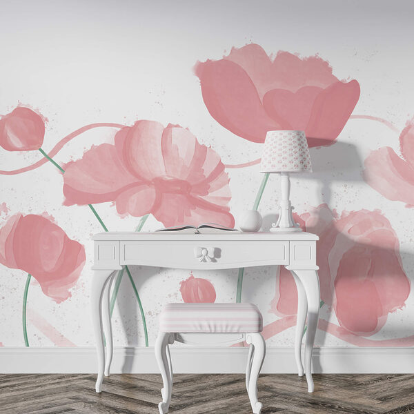 Lágy rózsaszín virágok finom mozgásban Lágy rózsaszín virágok finom mozgásban