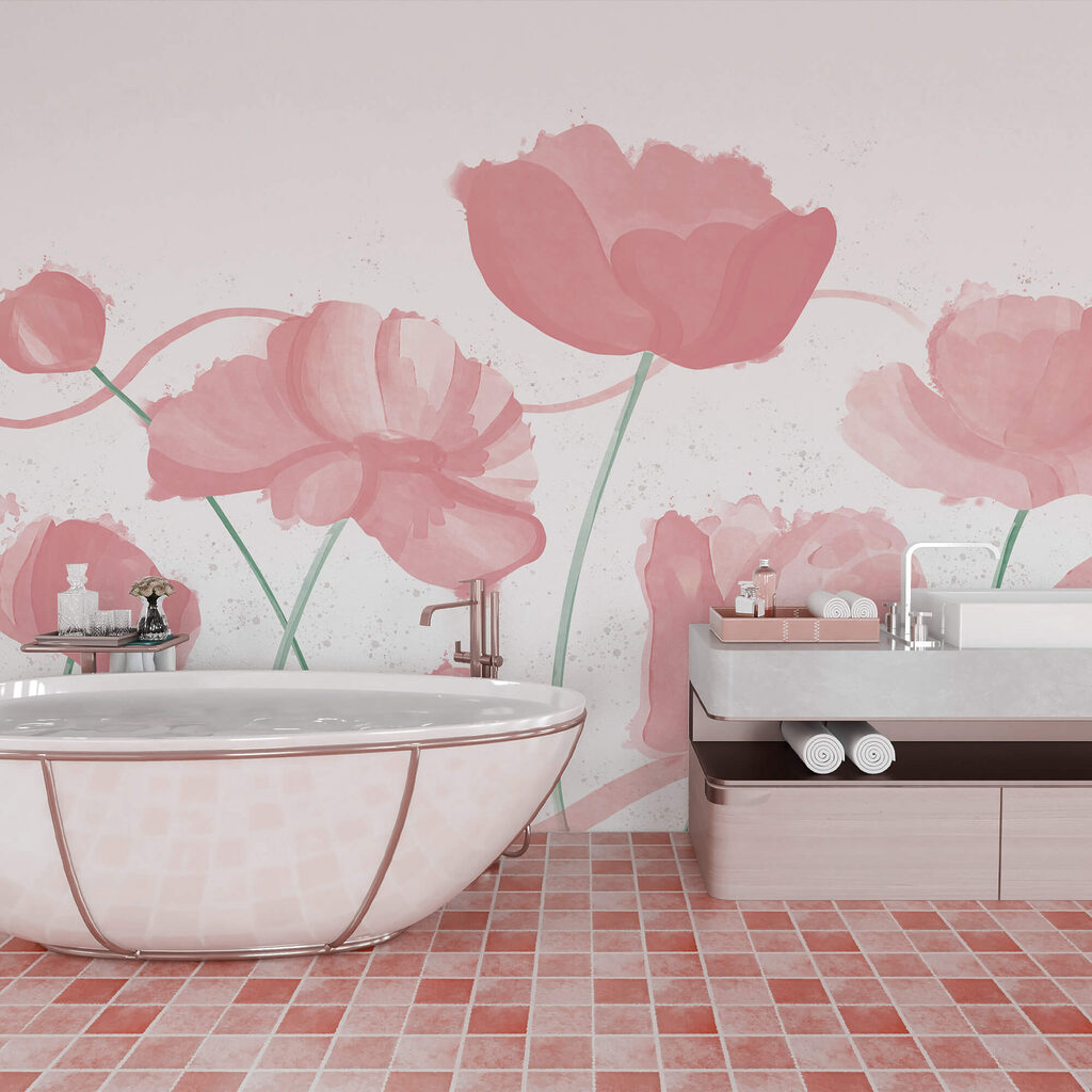 Lágy rózsaszín virágok finom mozgásban Lágy rózsaszín virágok finom mozgásban