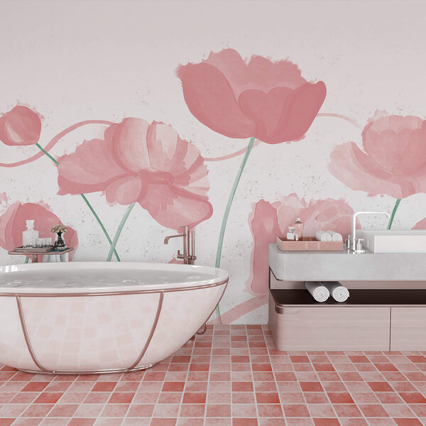 Lágy rózsaszín virágok finom mozgásban Lágy rózsaszín virágok finom mozgásban