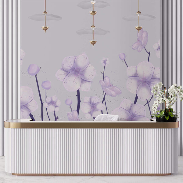 Virágcsokor fehér háttér előtt