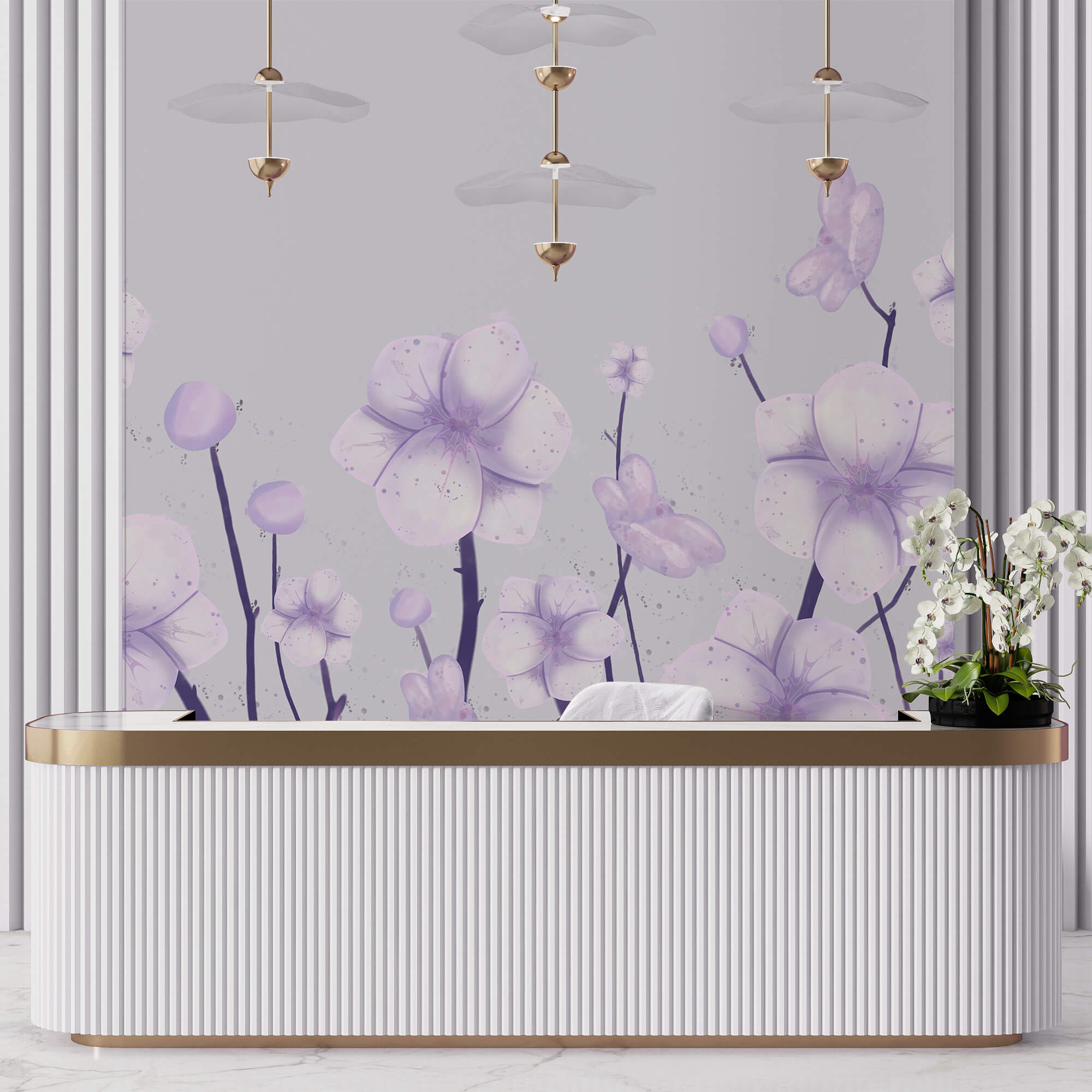 Virágcsokor fehér háttér előtt