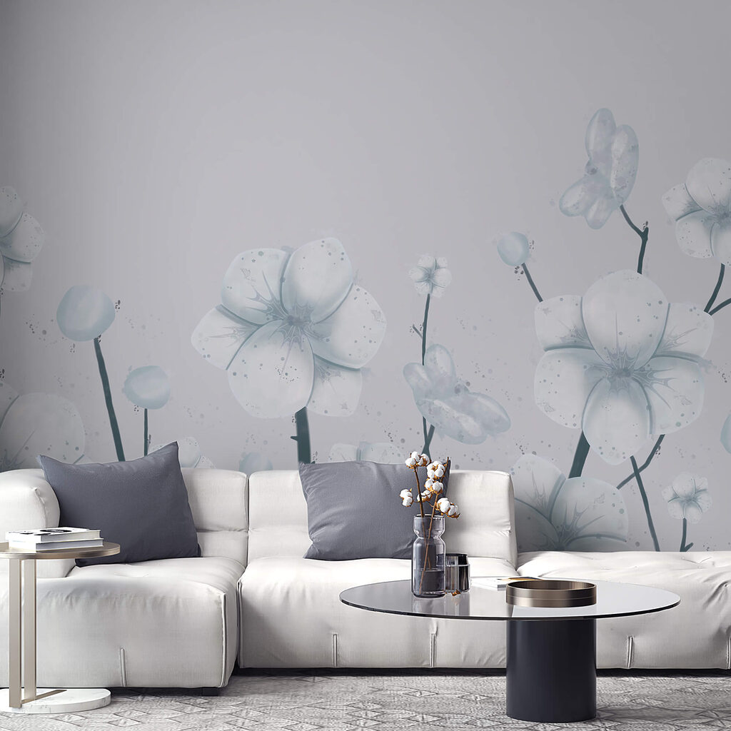 Fehér virágok csoportja