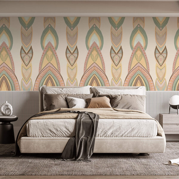 Színes formák mintázata