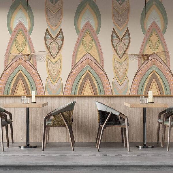 Színes formák mintázata