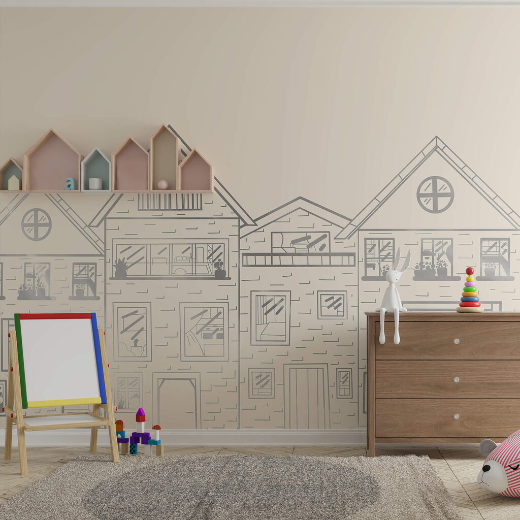 Házsor rajza Házsor rajza