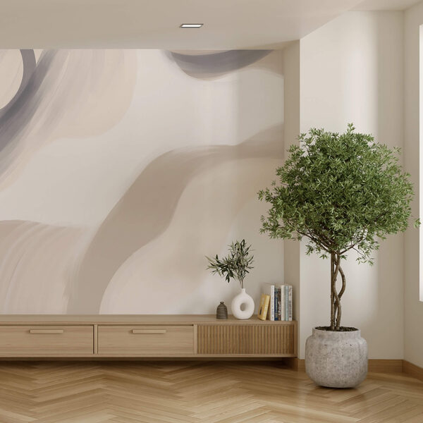 Absztrakt örvények lágy tónusokban