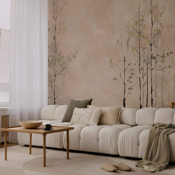 Fák csoportja levelekkel Fák csoportja levelekkel