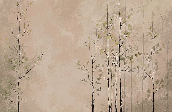 Group of trees with leaves Group of trees with leaves