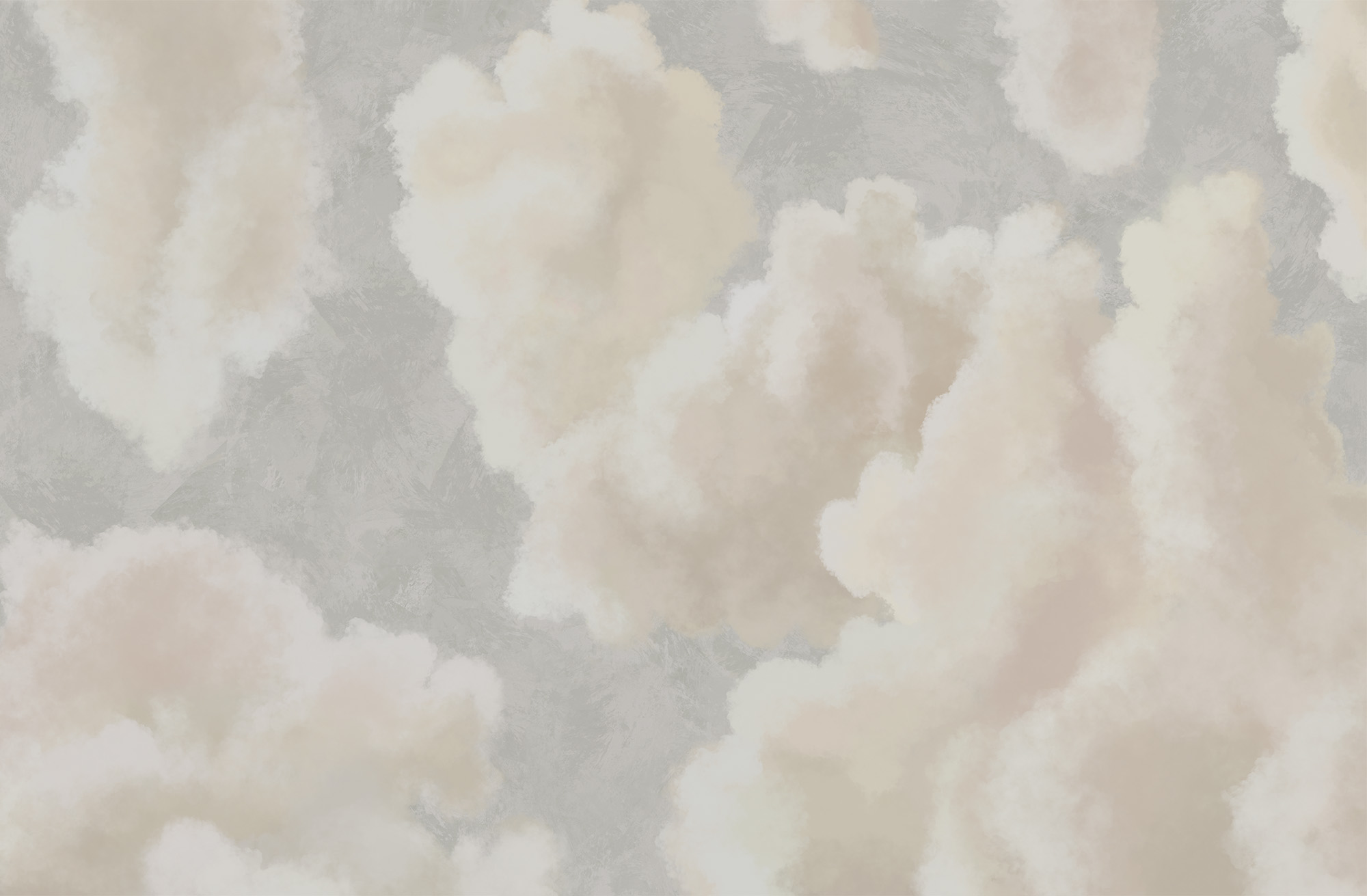 Soft clouds drifting in a serene sky