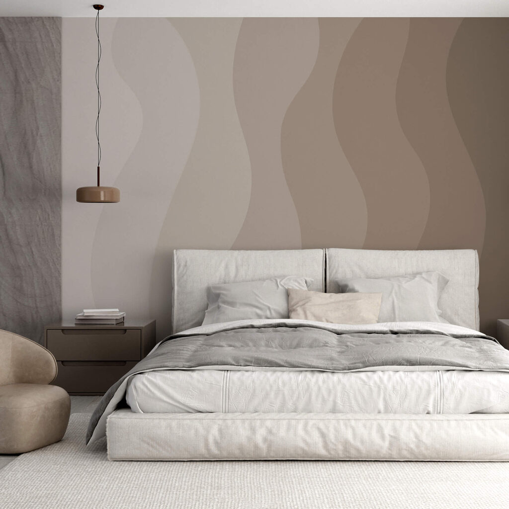 Harmonikus hullámok lágy színekkel