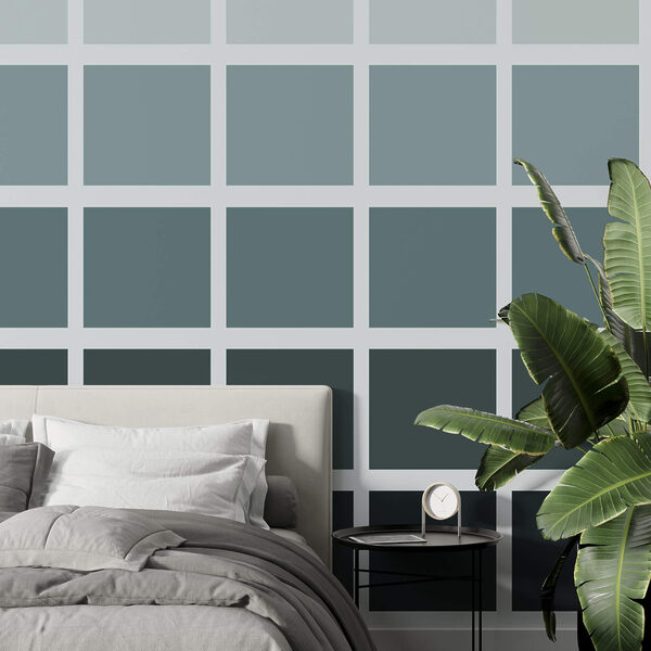 Szürke négyzetek fekete négyzetekkel