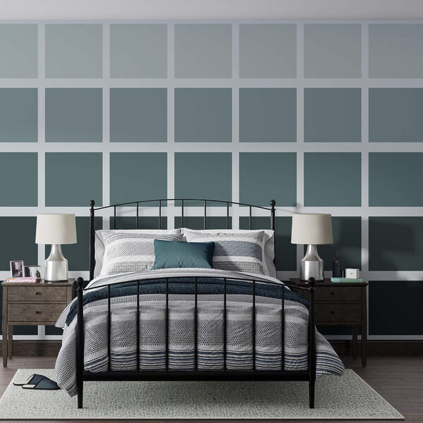 Szürke négyzetek fekete négyzetekkel