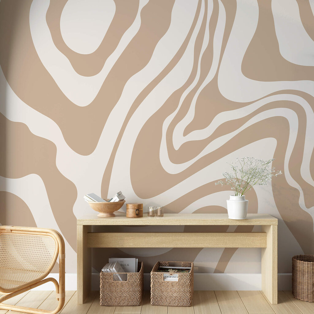 Fehér és barna örvények